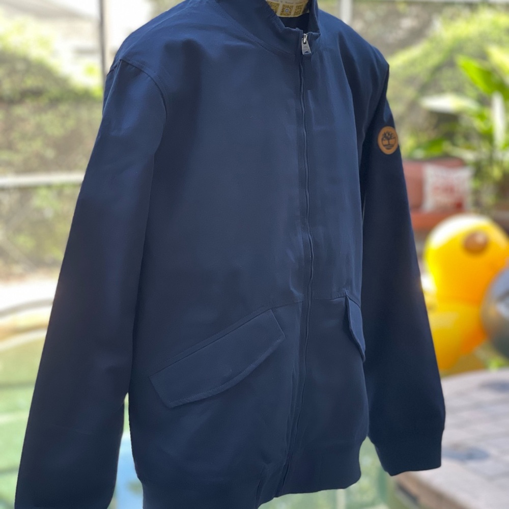 TIMBERLAND HR FULL-ZIP COTTON THERMAL BOMBER JACKET - Picture 2 of 11